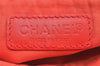 Authentic CHANEL New Travel Line 2Way Shoulder Hand Bag Nylon Leather Red 6545I