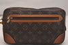 Authentic Louis Vuitton Monogram Marly Dragonne GM M51825 Clutch Hand Bag 6545J
