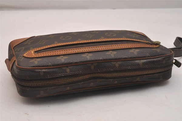 Authentic Louis Vuitton Monogram Marly Dragonne GM M51825 Clutch Hand Bag 6545J