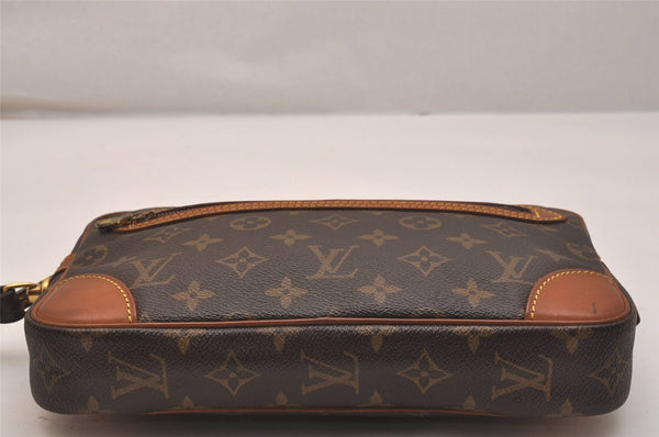 Authentic Louis Vuitton Monogram Marly Dragonne GM M51825 Clutch Hand Bag 6545J