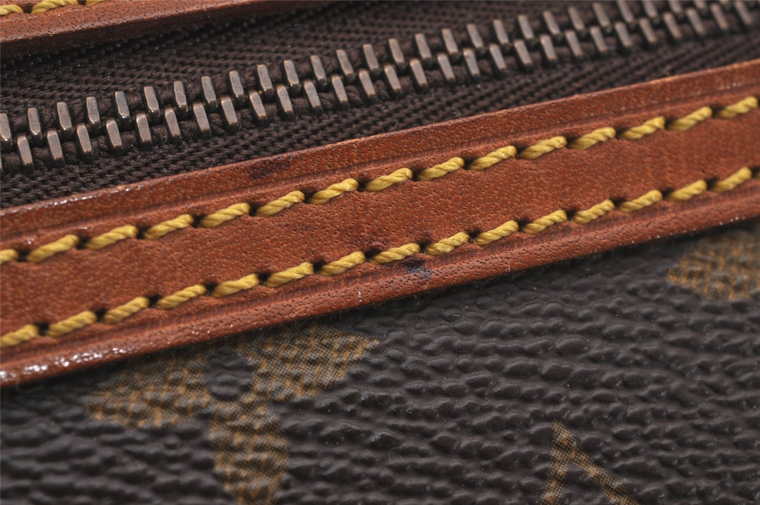 Authentic Louis Vuitton Monogram Marly Dragonne GM M51825 Clutch Hand Bag 6545J