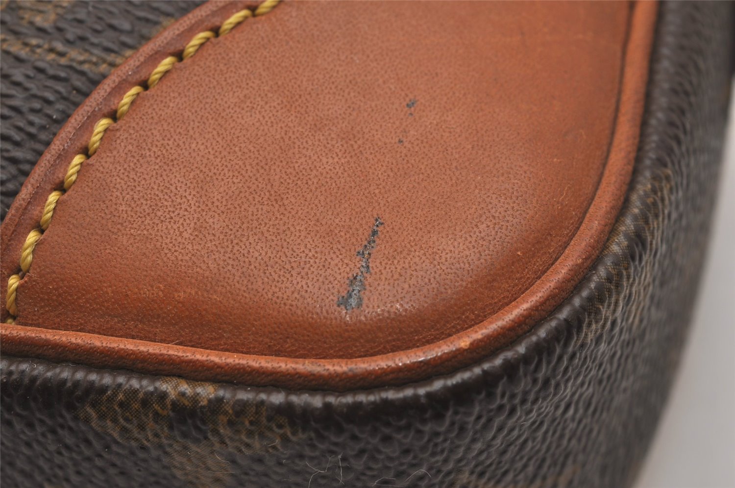 Authentic Louis Vuitton Monogram Marly Dragonne GM M51825 Clutch Hand Bag 6545J