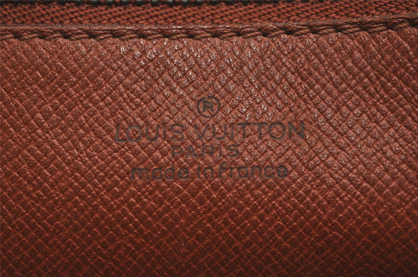 Authentic Louis Vuitton Monogram Marly Dragonne GM M51825 Clutch Hand Bag 6545J