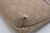 Authentic CELINE Macadam Blason Pattern Pouch Purse PVC Leather Beige 6546J