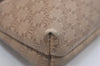 Authentic CELINE Macadam Blason Pattern Pouch Purse PVC Leather Beige 6546J