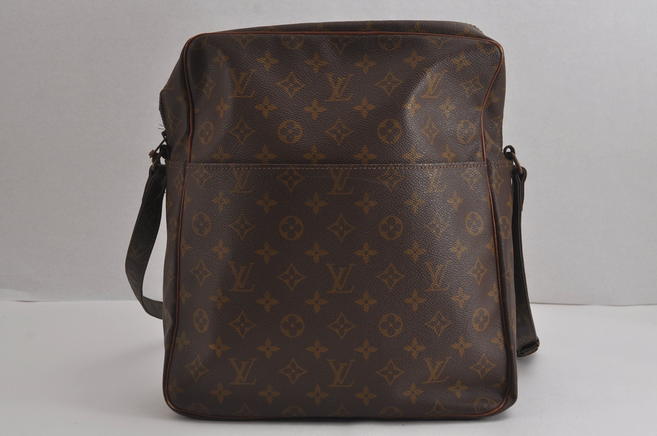 Authentic Louis Vuitton Monogram Marceau Shoulder Body Bag Old Model Junk 6548J