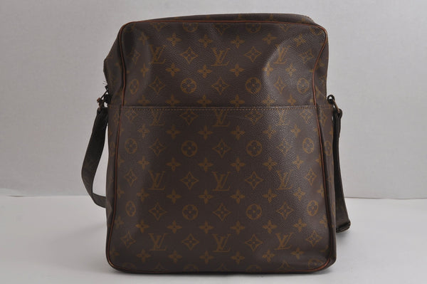 Authentic Louis Vuitton Monogram Marceau Shoulder Body Bag Old Model Junk 6548J