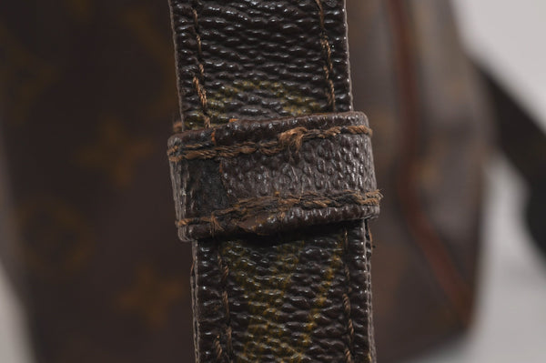 Authentic Louis Vuitton Monogram Marceau Shoulder Body Bag Old Model Junk 6548J