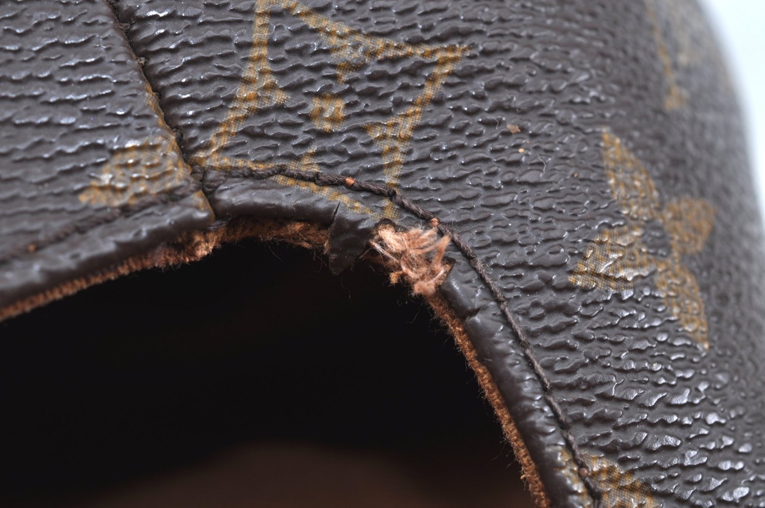 Authentic Louis Vuitton Monogram Abbesses Shoulder Bag M45257 LV Junk 6549H