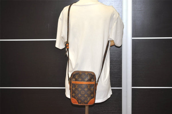 Authentic Louis Vuitton Monogram Danube Shoulder Cross Body Bag M45266 LV 6549I