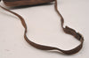Authentic GUCCI Web Sherry Line Shoulder Cross Bag GG PVC Leather Brown 6549J