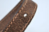 Authentic GUCCI Web Sherry Line Shoulder Cross Bag GG PVC Leather Brown 6549J