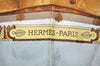 Authentic HERMES Carre 90 Scarf "NAPOLEON" Silk Light Green 6551J