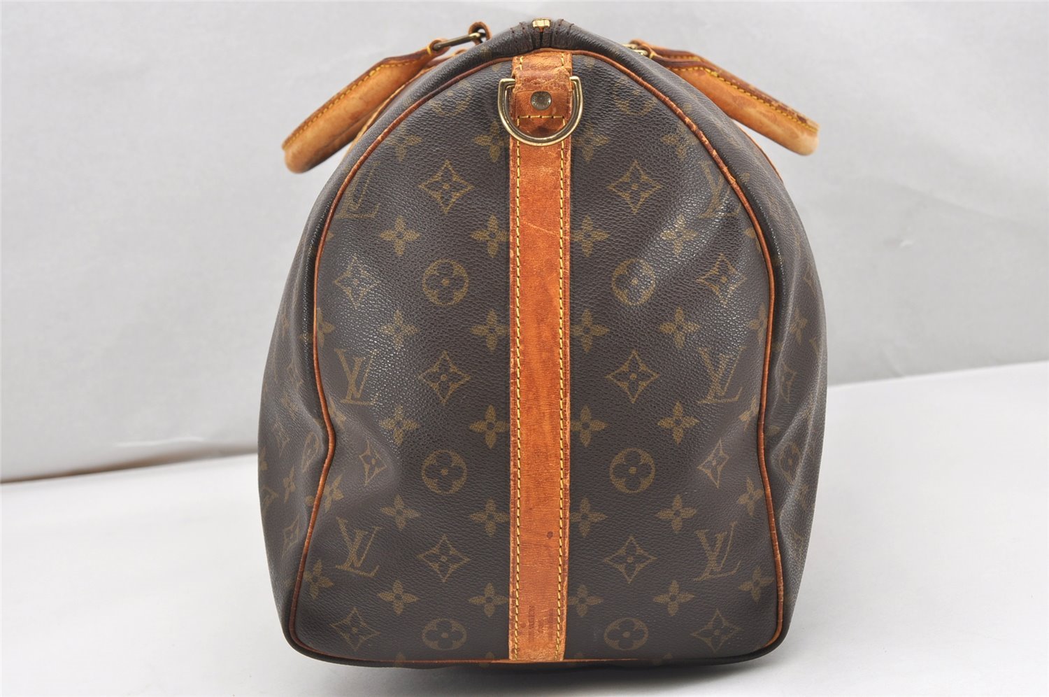 Authentic Louis Vuitton Monogram Keepall Bandouliere 50 M41416 Boston Bag 6551K