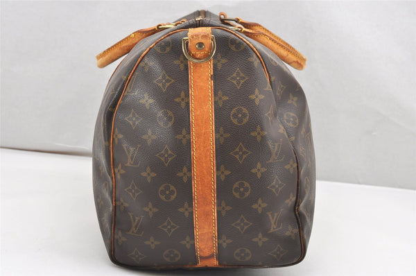 Authentic Louis Vuitton Monogram Keepall Bandouliere 50 M41416 Boston Bag 6551K