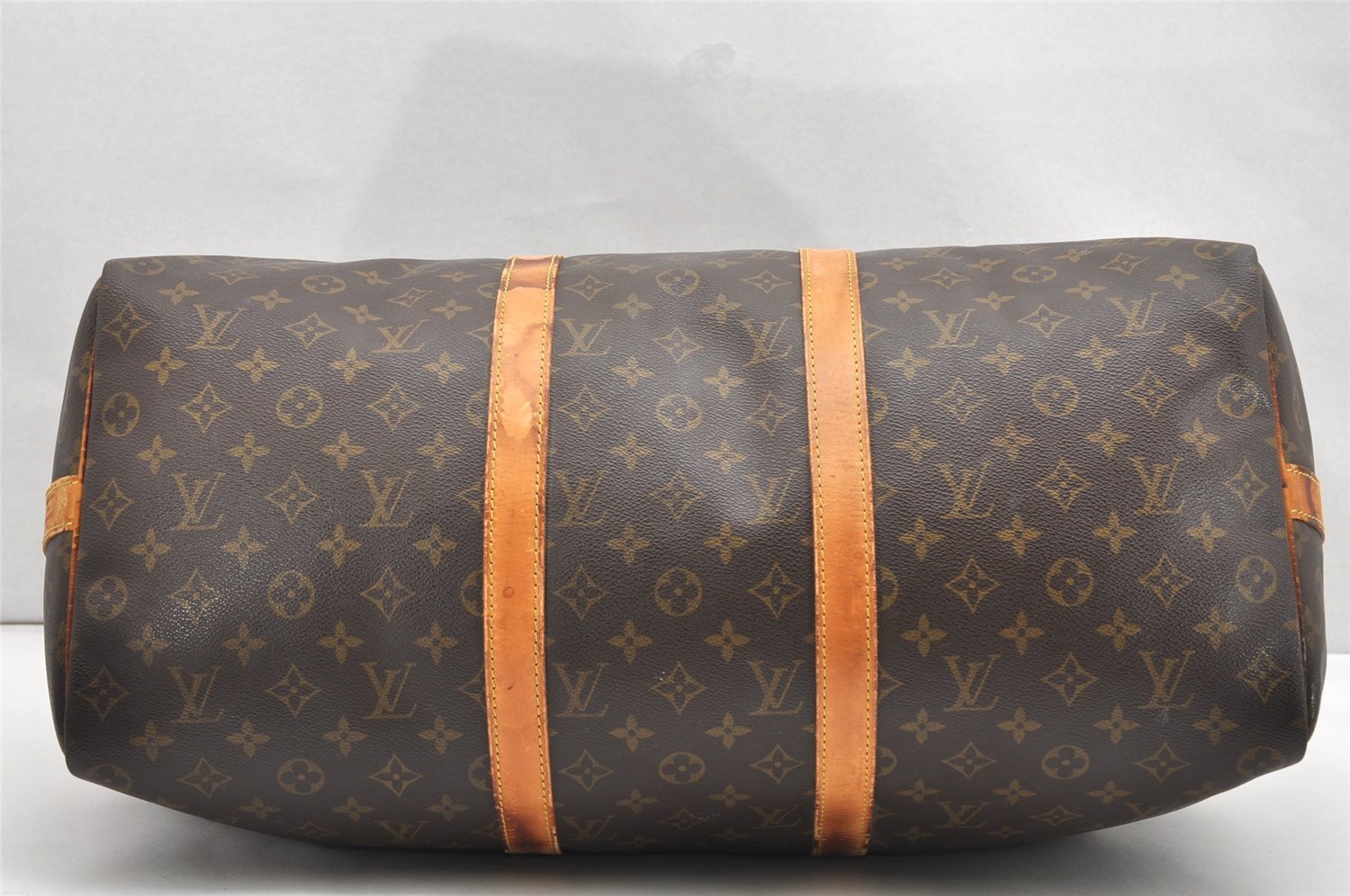 Authentic Louis Vuitton Monogram Keepall Bandouliere 50 M41416 Boston Bag 6551K