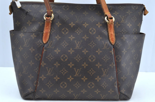 Authentic Louis Vuitton Monogram Totally MM Shoulder Tote Bag M41015 LV 6552G