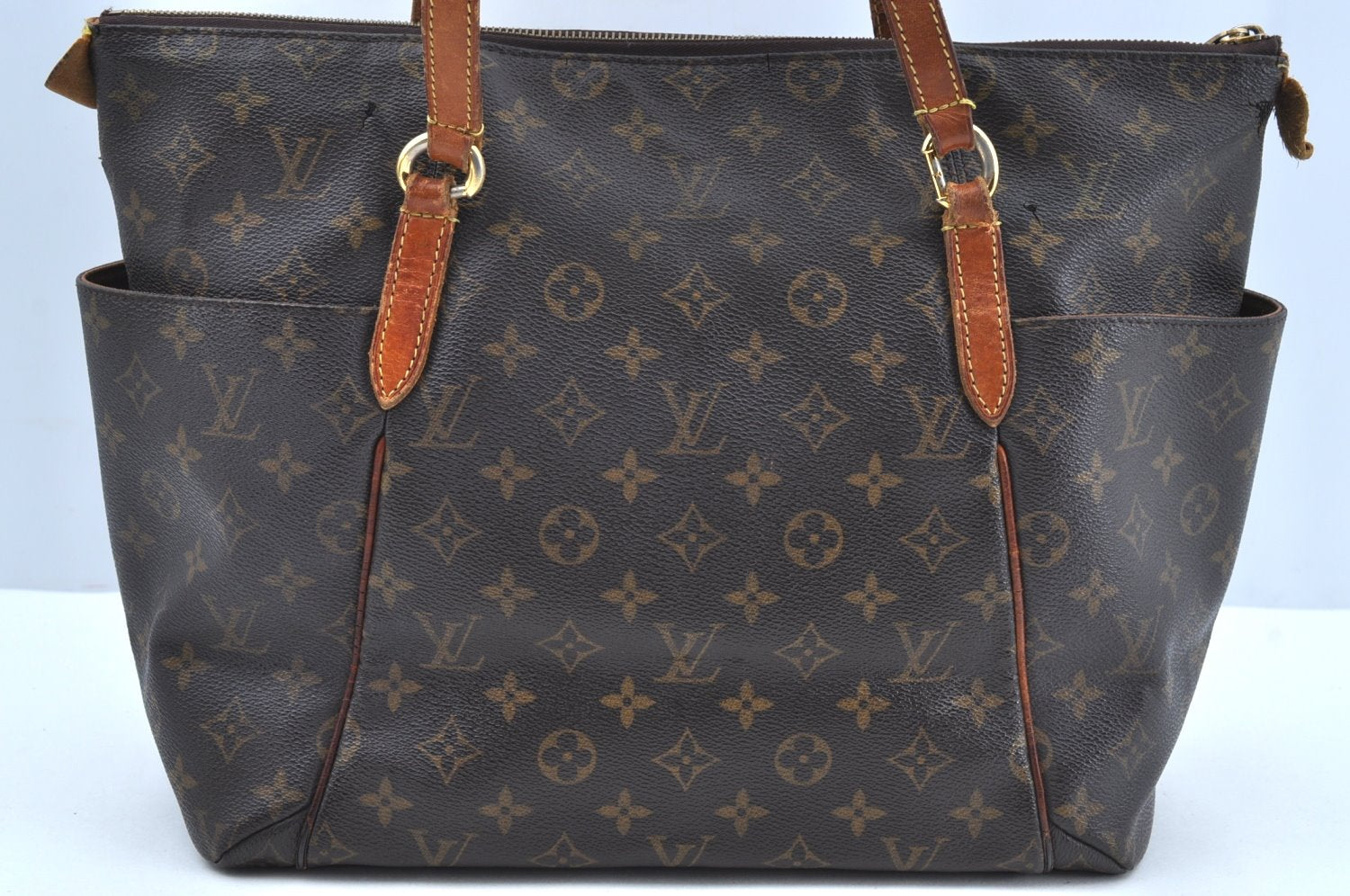 Authentic Louis Vuitton Monogram Totally MM Shoulder Tote Bag M41015 LV 6552G