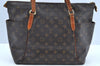 Authentic Louis Vuitton Monogram Totally MM Shoulder Tote Bag M41015 LV 6552G