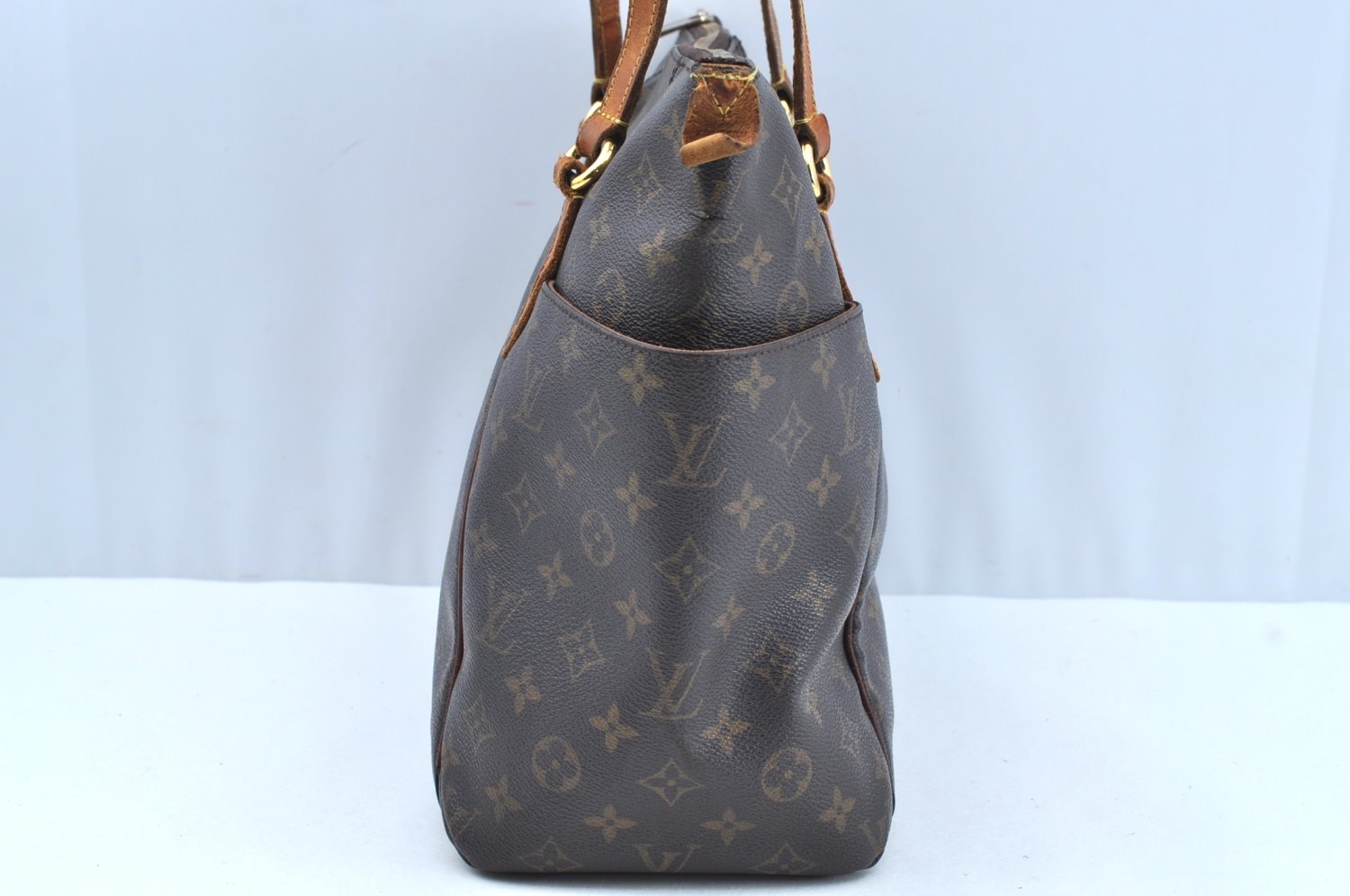 Authentic Louis Vuitton Monogram Totally MM Shoulder Tote Bag M41015 LV 6552G