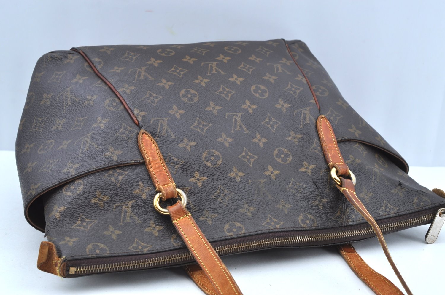 Authentic Louis Vuitton Monogram Totally MM Shoulder Tote Bag M41015 LV 6552G