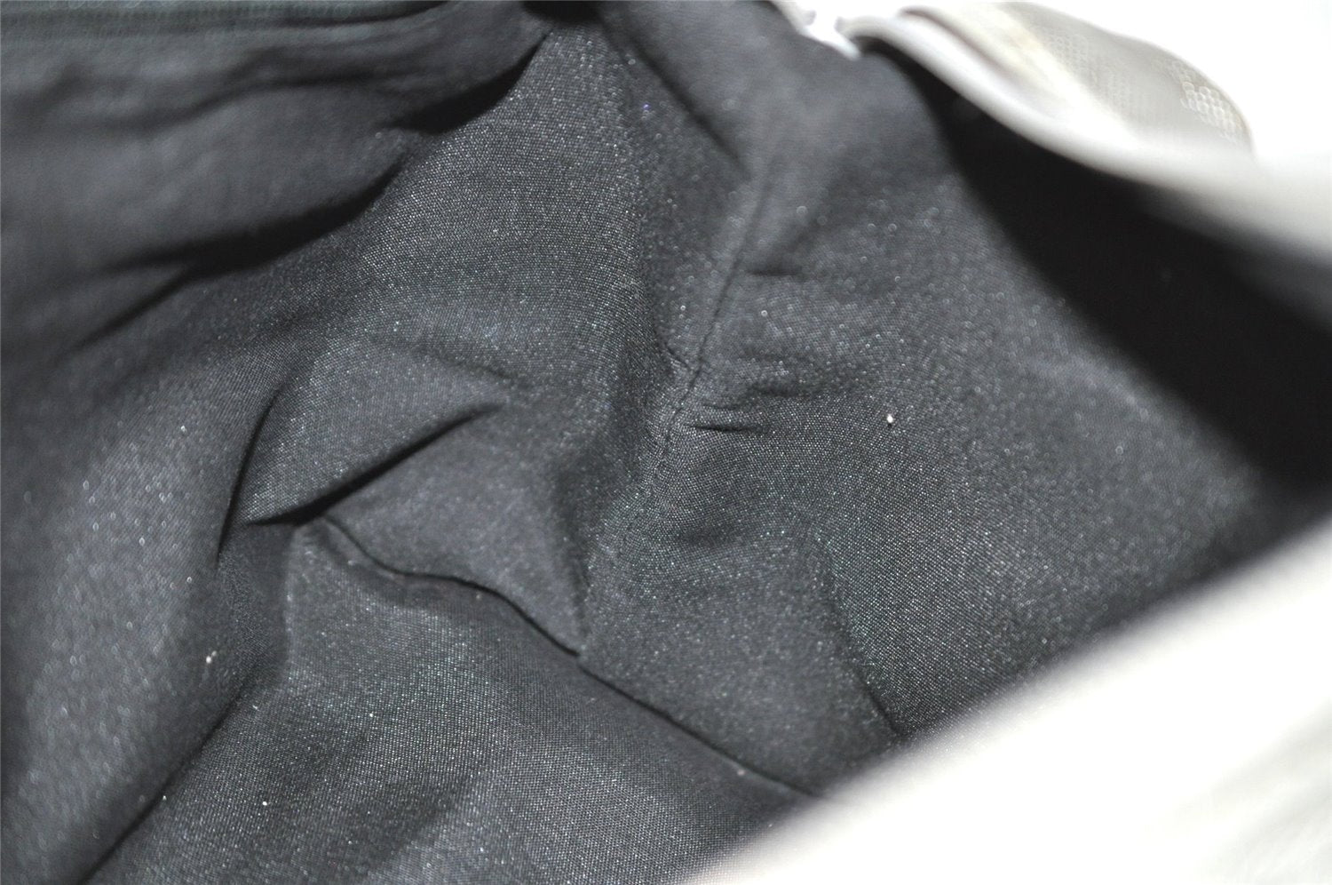 Authentic GUCCI GG Imprime Hand Boston Bag GG PVC Leather 272375 Silver 6552J