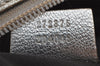 Authentic GUCCI GG Imprime Hand Boston Bag GG PVC Leather 272375 Silver 6552J