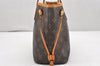 Authentic Louis Vuitton Monogram Neverfull PM Shoulder Tote Bag M40155 LV 6552K