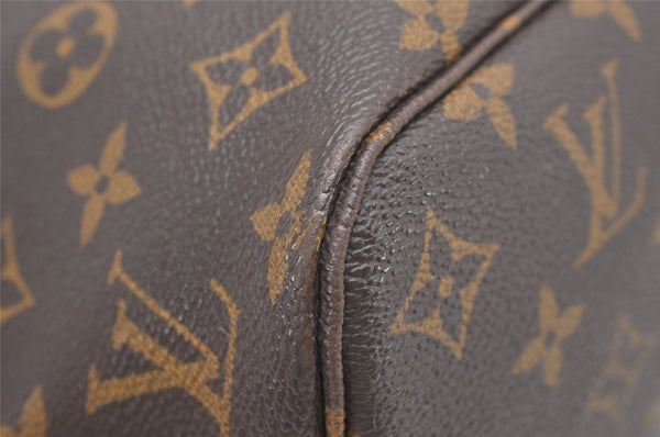 Authentic Louis Vuitton Monogram Neverfull PM Shoulder Tote Bag M40155 LV 6552K