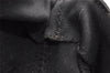 Authentic FENDI Mamma Baguette Shoulder Hand Bag Jersey Leather Black 6554I