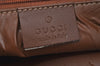 Authentic GUCCI Web Sherry Line Shoulder Bag GG Canvas Leather Brown 6555H