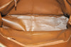 Authentic GUCCI Web Sherry Line Shoulder Bag GG Canvas Leather Brown 6555H