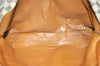 Authentic GUCCI Web Sherry Line Shoulder Bag GG Canvas Leather Brown 6555H