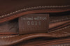 Authentic GUCCI Web Sherry Line Shoulder Bag GG Canvas Leather Brown 6555H