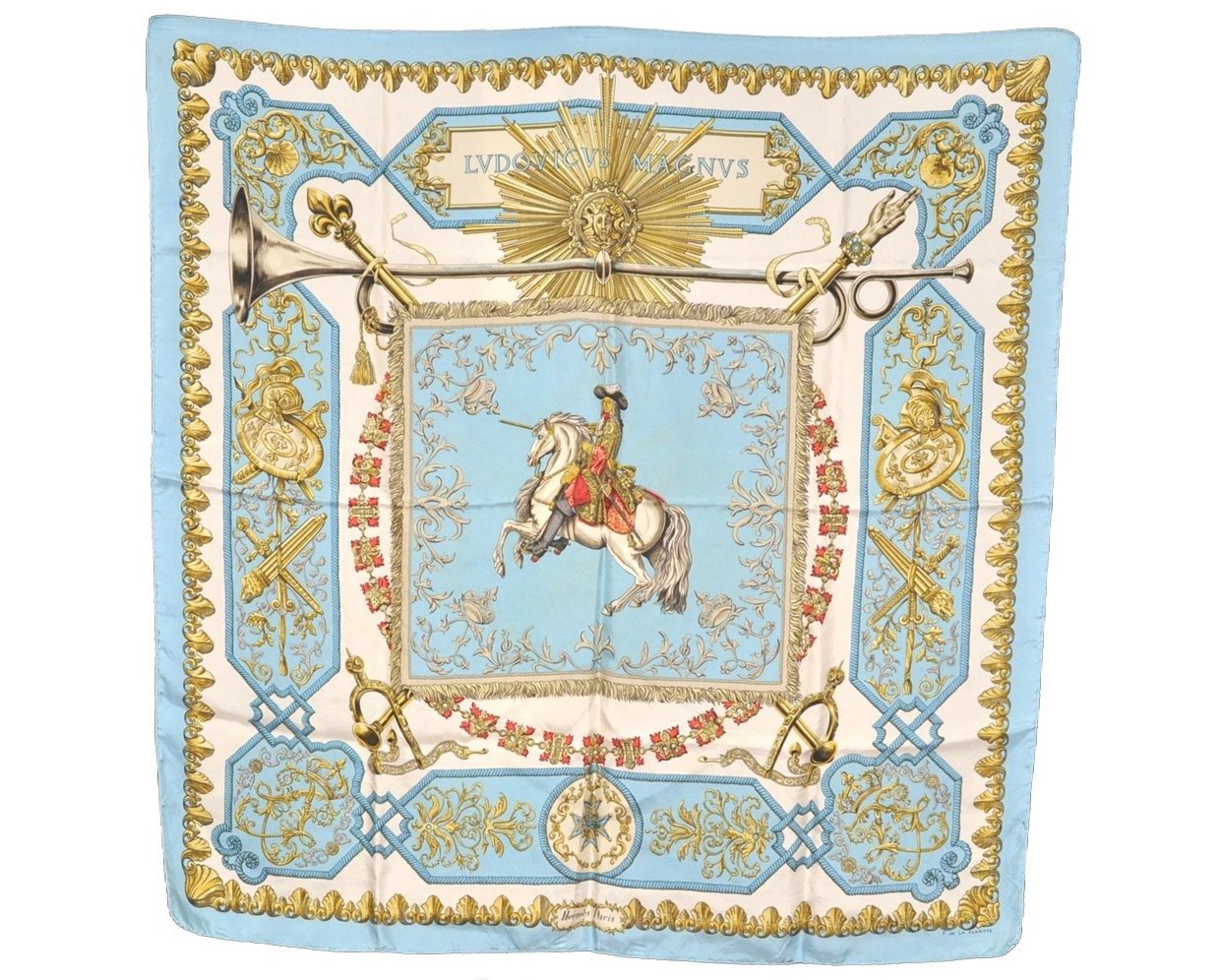 Authentic HERMES Carre 90 Scarf 