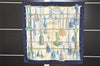 Authentic HERMES Carre 90 Scarf "Passementerie" Silk Navy 6556J