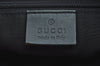 Authentic GUCCI Vintage Abbey Shoulder Hand Bag Enamel 189833 Khaki Green 6557J