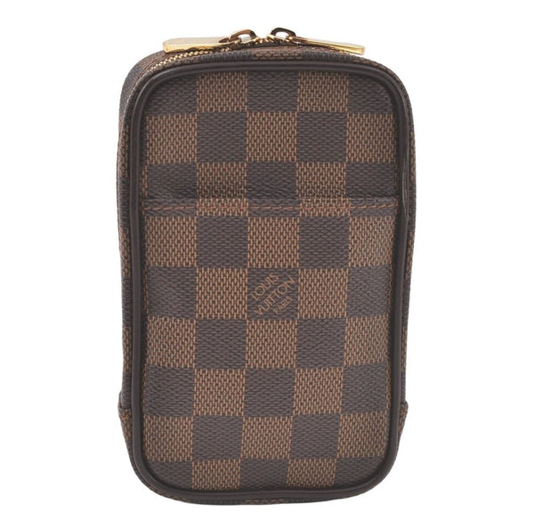 Authentic Louis Vuitton Damier Etui Okapi GM Camera Case Pouch N61737 LV 6557K