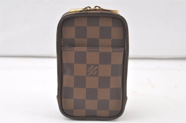 Authentic Louis Vuitton Damier Etui Okapi GM Camera Case Pouch N61737 LV 6557K