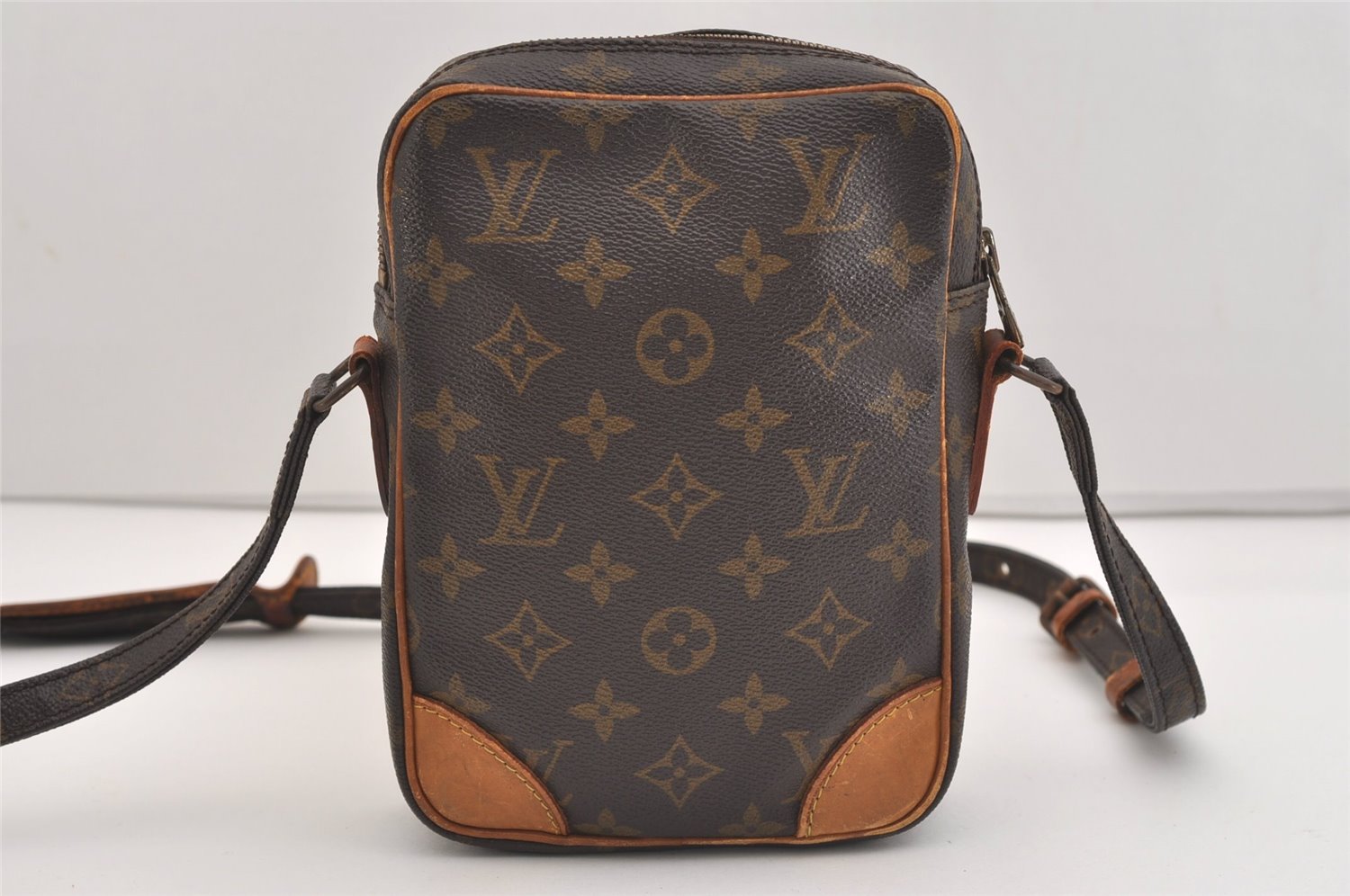 Authentic Louis Vuitton Monogram Danube Shoulder Cross Body Bag M45266 LV 6558J