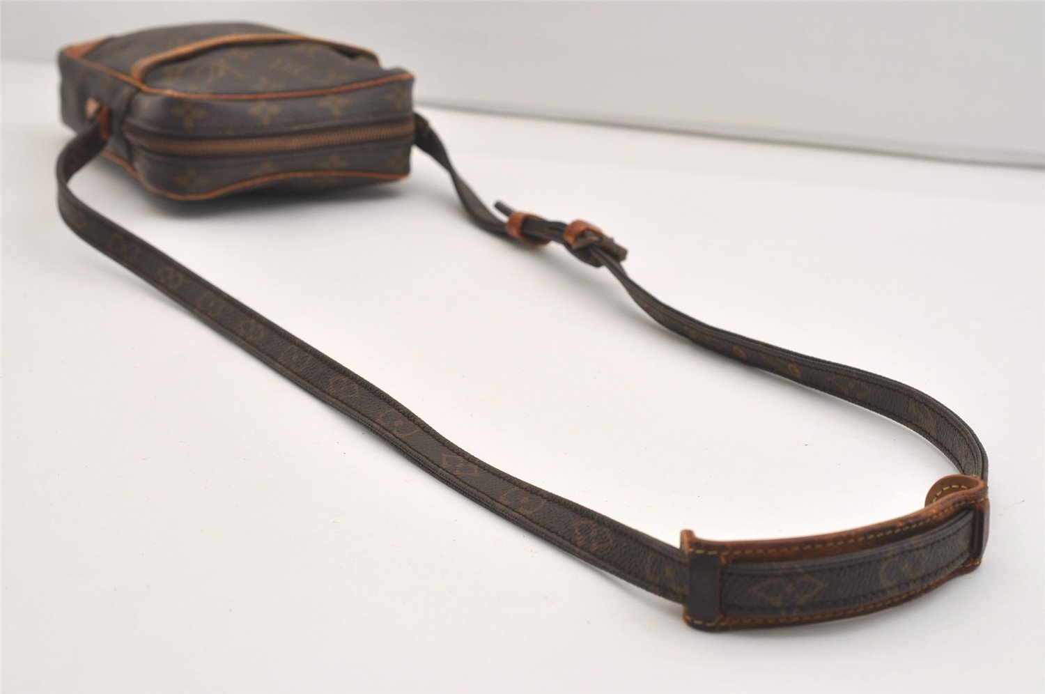 Authentic Louis Vuitton Monogram Danube Shoulder Cross Body Bag M45266 LV 6558J