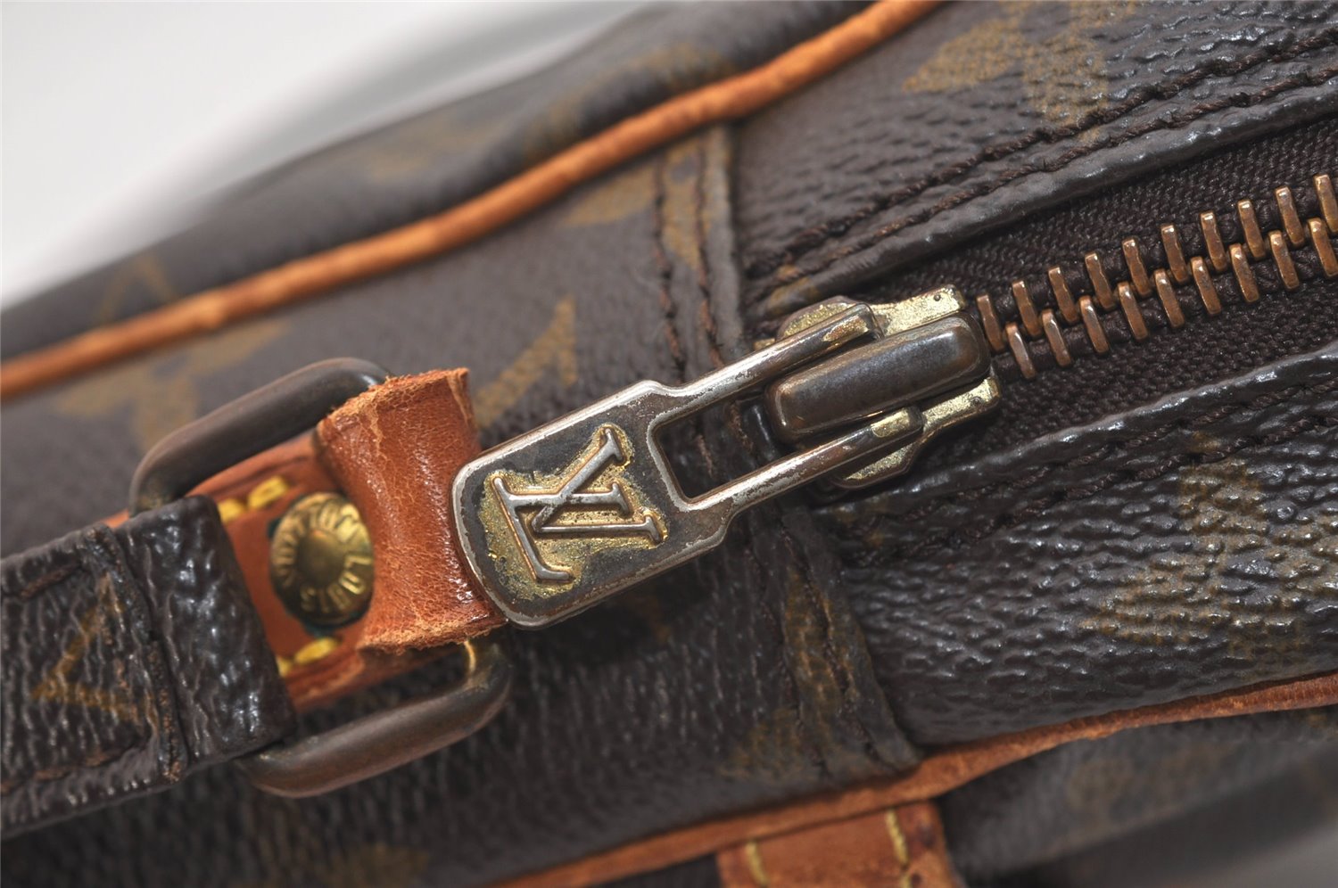 Authentic Louis Vuitton Monogram Danube Shoulder Cross Body Bag M45266 LV 6558J