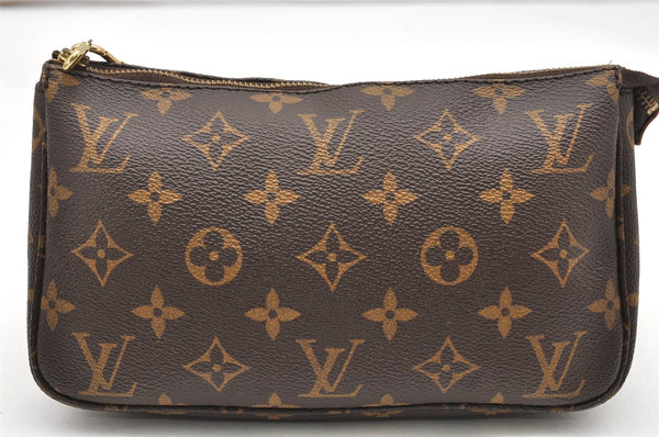 Authentic Louis Vuitton Monogram Pochette Accessoires Pouch M51980 LV 6559K