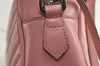Authentic GUCCI GG Marmont Chain Shoulder Cross Bag Leather 447632 Pink 6560I