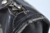 Authentic GUCCI Web Sherry Line Shoulder Cross Bag GG PVC Leather Navy 6561G