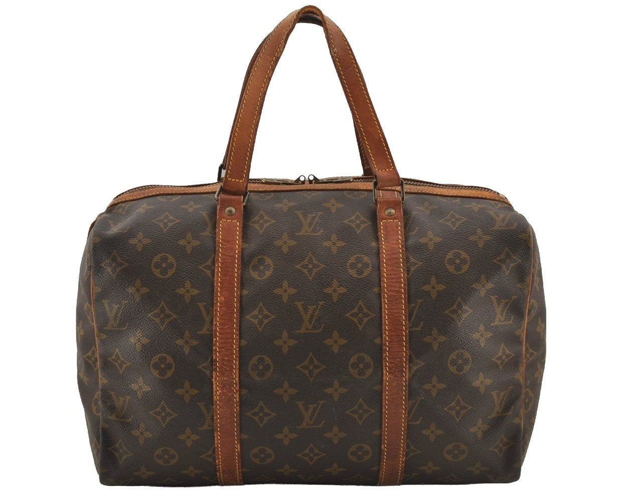 Authentic Louis Vuitton Monogram Sac Souple 35 Hand Boston Bag M41626 LV 6561J