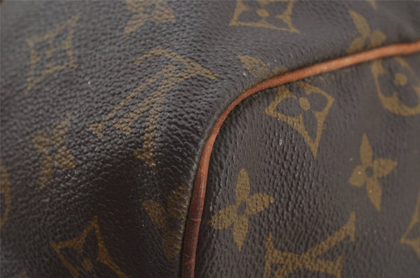 Authentic Louis Vuitton Monogram Sac Souple 35 Hand Boston Bag M41626 LV 6561J