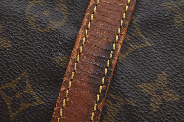 Authentic Louis Vuitton Monogram Sac Souple 35 Hand Boston Bag M41626 LV 6561J