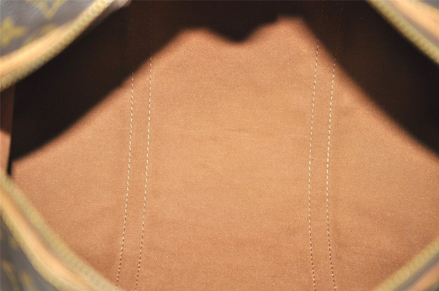 Authentic Louis Vuitton Monogram Sac Souple 35 Hand Boston Bag M41626 LV 6561J