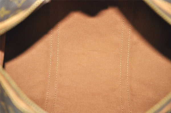 Authentic Louis Vuitton Monogram Sac Souple 35 Hand Boston Bag M41626 LV 6561J